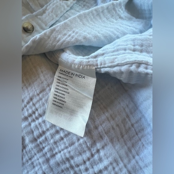 Club Monaco - Linen + Cotton Button Down Shirt - Picture 3 of 5